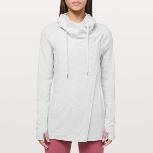 Lululemon Coast Easy Wrap Heathered Core Ultra Light Grey Women’s Size 10